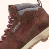 BOTAS MALGA EN COLOR CUERO PIEL NATURAL Y GRIS