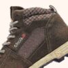 BOTAS MALGA EN PIEL NOBUCK Y MALLA COLOR HIERBA Y MUSGO