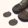 BOTAS MALGA EN PIEL NOBUCK Y MALLA COLOR HIERBA Y MUSGO