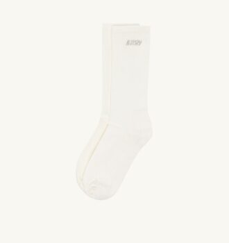 CALCETINES DE ALGODÓN Y RIZO CON LOGO DE LUREX