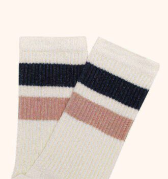 CALCETINES NIÑOS CON LOGO JACQUARD A RAYAS