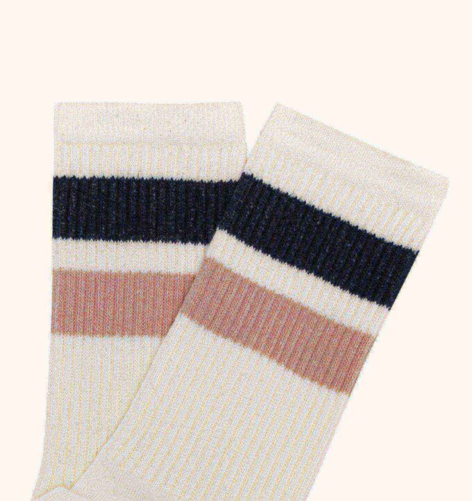 CALCETINES NIÑOS CON LOGO JACQUARD A RAYAS CALCETINES NIÑOS CON LOGO JACQUARD A RAYAS