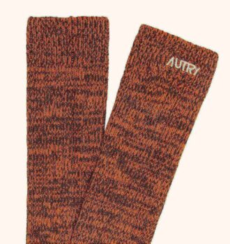 CALCETINES UNISEX BICOLOR CON LOGO BORDADO