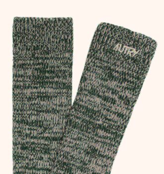 CALCETINES UNISEX BICOLOR CON LOGO BORDADO