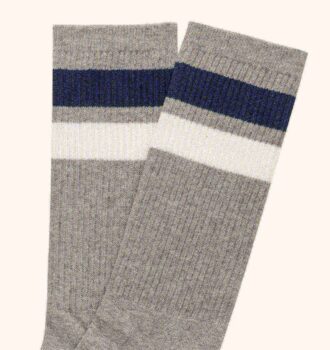 CALCETINES UNISEX CON LOGO JACQUARD A RAYAS