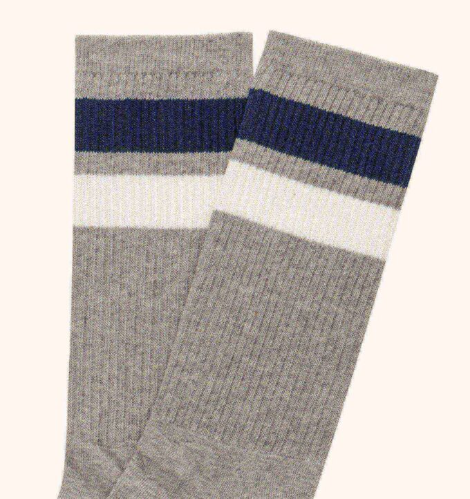 CALCETINES UNISEX CON LOGO JACQUARD A RAYAS