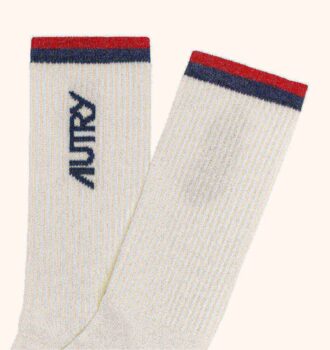 CALCETINES UNISEX CON LOGO JACQUARD A RAYAS