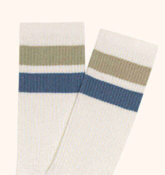 CALCETINES UNISEX CON LOGO JACQUARD A RAYAS