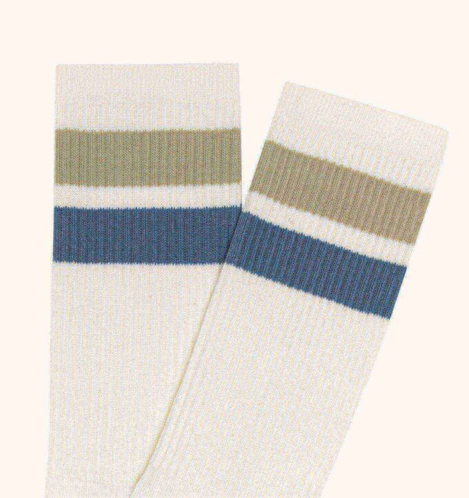 CALCETINES UNISEX CON LOGO JACQUARD A RAYAS CALCETINES UNISEX CON LOGO JACQUARD A RAYAS