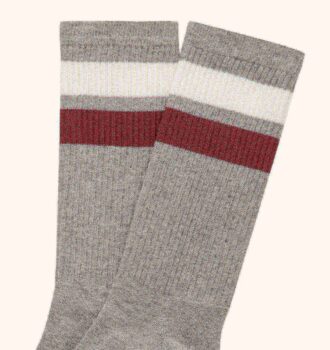 CALCETINES UNISEX CON LOGO JACQUARD A RAYAS