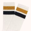 CALCETINES UNISEX CON LOGO JACQUARD A RAYAS CALCETINES UNISEX CON LOGO JACQUARD A RAYAS