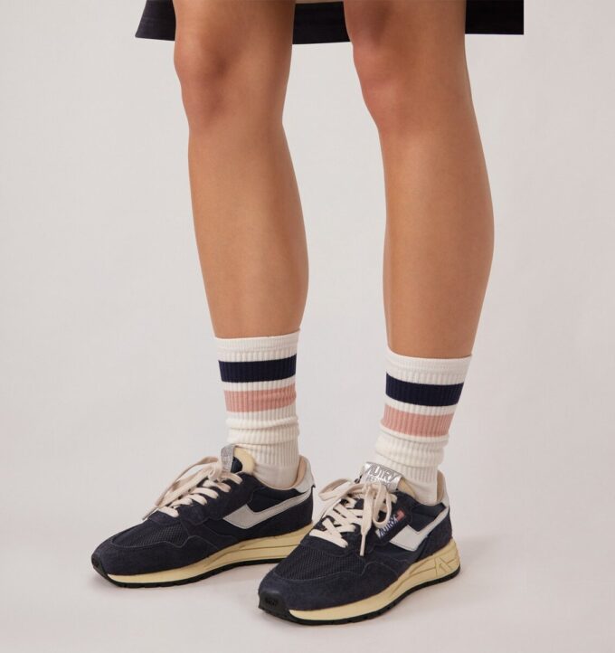CALCETINES UNISEX CON LOGO JACQUARD A RAYAS