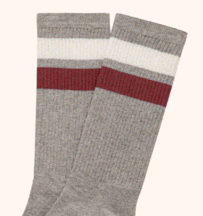 CALCETINES UNISEX CON LOGO JACQUARD A RAYAS