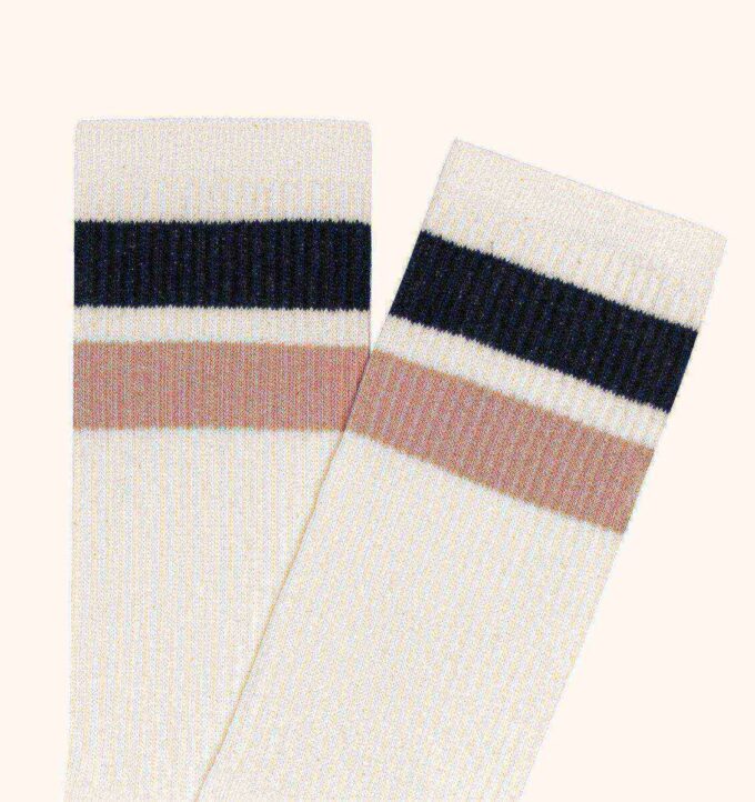 CALCETINES UNISEX CON LOGO JACQUARD A RAYAS