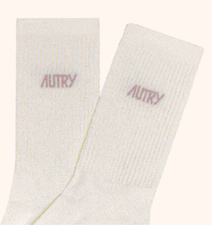 CALCETINES UNISEX CON LOGOTIPO JACQUARD CALCETINES UNISEX CON LOGOTIPO JACQUARD