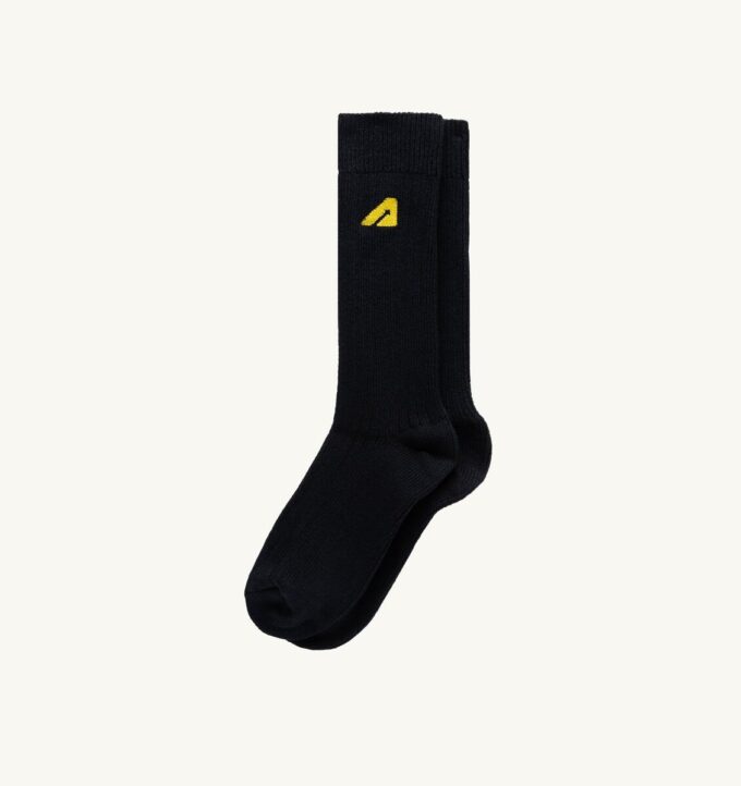 CALCETINES UNISEX DE ALGODÓN DE PUNTO AZUL CALCETINES UNISEX DE ALGODÓN DE PUNTO AZUL