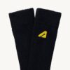 CALCETINES UNISEX DE ALGODÓN DE PUNTO AZUL CALCETINES UNISEX DE ALGODÓN DE PUNTO AZUL