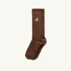 CALCETINES UNISEX DE ALGODÓN DE PUNTO MARRÓN CALCETINES UNISEX DE ALGODÓN DE PUNTO MARRÓN