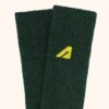 CALCETINES UNISEX DE ALGODÓN DE PUNTO VERDE CALCETINES UNISEX DE ALGODÓN DE PUNTO VERDE