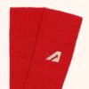 CALCETINES UNISEX DE PUNTO DE ALGODÓN CON LOGO BORDADO COLOR ROJO CALCETINES UNISEX DE PUNTO DE ALGODÓN CON LOGO BORDADO COLOR ROJO