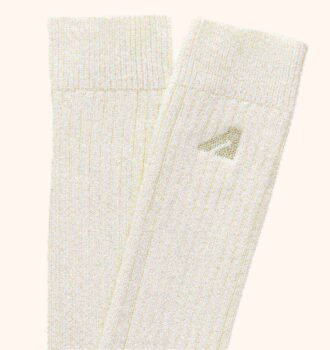 CALCETÍN UNISEX ACANALADO CON LOGO BORDADO