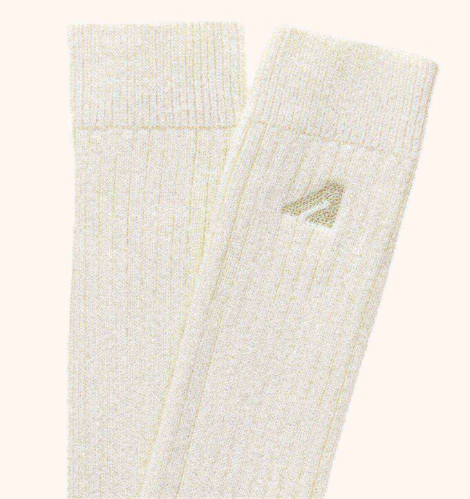 CALCETÍN UNISEX ACANALADO CON LOGO BORDADO CALCETÍN UNISEX ACANALADO CON LOGO BORDADO
