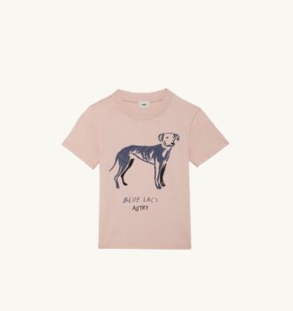 CAMISETA AZUL DE ENCAJE PARA NIÑOS