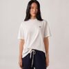 CAMISETA CON EL LOGO DE AUTRY BORDADO PARA MUJER