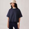 CAMISETA CUADRADA CON LOGO TONAL PARA MUJER CAMISETA CUADRADA CON LOGO TONAL PARA MUJER