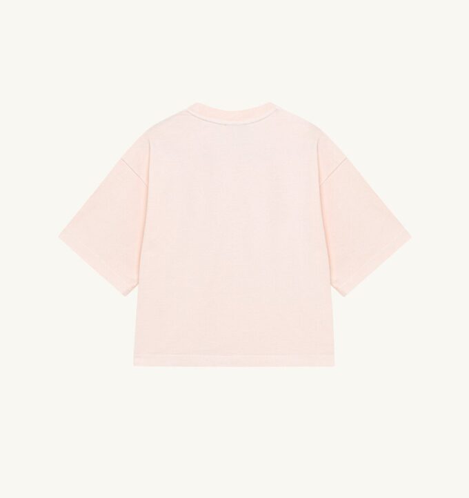 CAMISETA CUADRADA CON LOGO TONAL PARA MUJER CAMISETA CUADRADA CON LOGO TONAL PARA MUJER