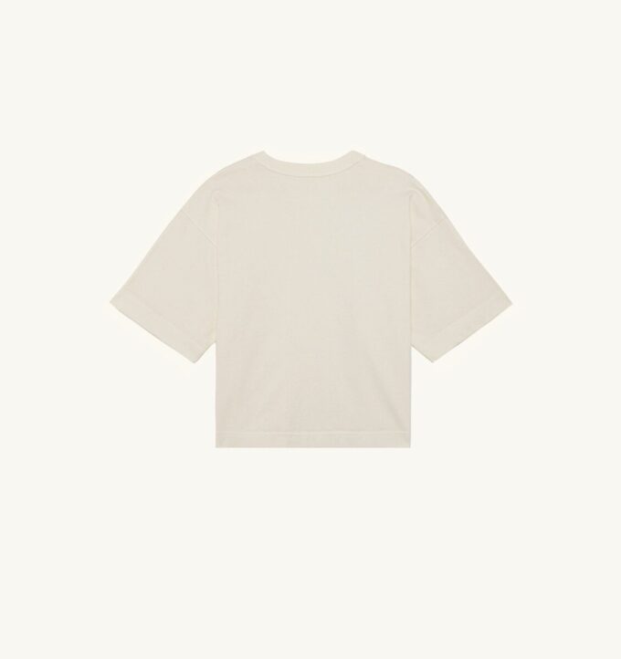 CAMISETA CUADRADA CON LOGO TONAL PARA MUJER CAMISETA CUADRADA CON LOGO TONAL PARA MUJER