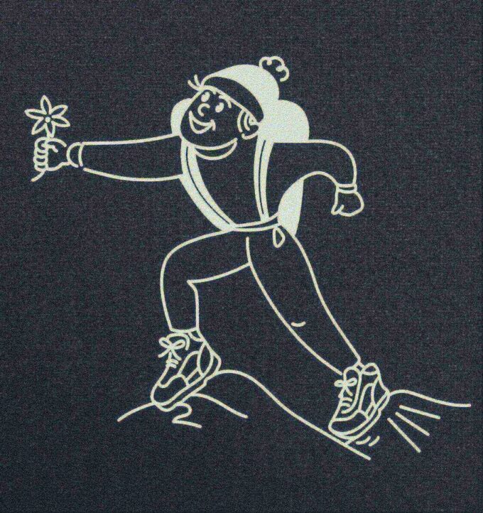 CAMISETA GRÁFICA HIKER PARA HOMBRE