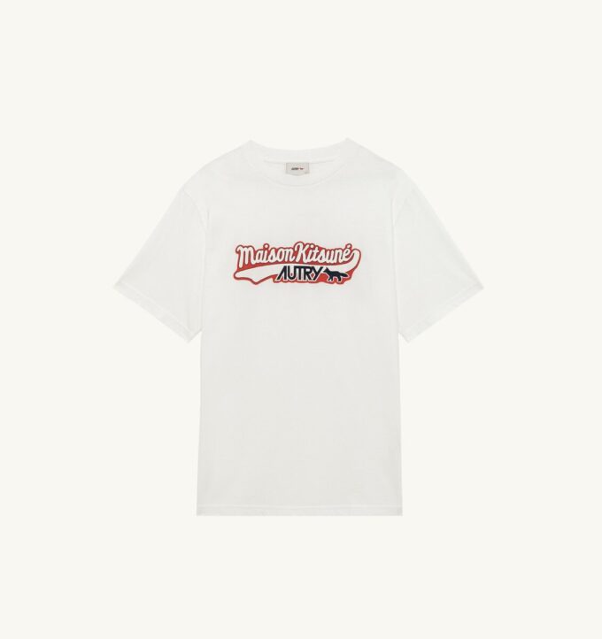 CAMISETA UNISEX CON LOGO DE AUTRY ‘MAISON KITSUNÉ’ CAMISETA UNISEX CON LOGO DE AUTRY ‘MAISON KITSUNÉ’