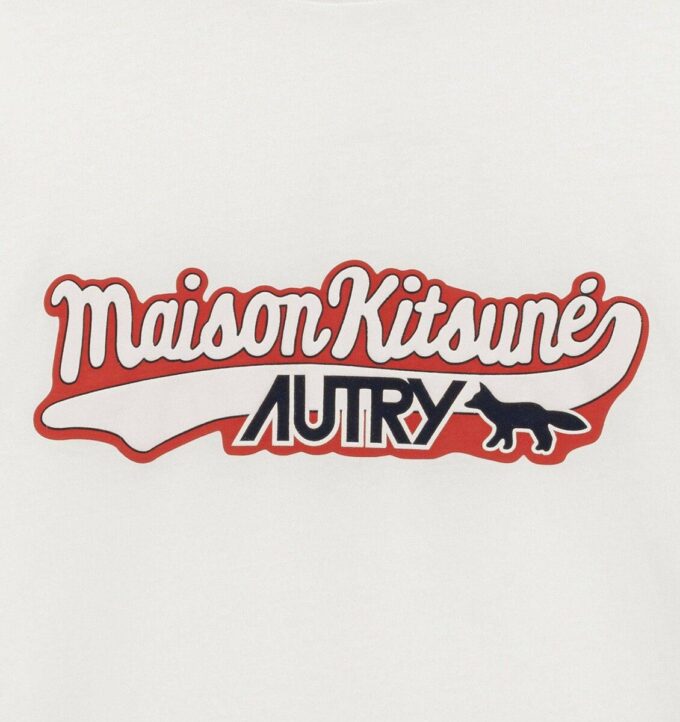 CAMISETA UNISEX CON LOGO DE AUTRY ‘MAISON KITSUNÉ’ CAMISETA UNISEX CON LOGO DE AUTRY ‘MAISON KITSUNÉ’