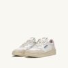 CESTA MEDALIST LOW EN CUIR BLANC ET POWDER ET DAIM BEIGE CESTA MEDALIST LOW EN CUIR BLANC ET POWDER ET DAIM BEIGE