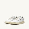 CESTA MEDALISTA BAJA EN CUIR BLANC