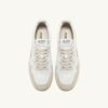 CESTA MEDALISTA BAJA EN CUIR BLANC ET DAIM BEIGE CESTA MEDALISTA BAJA EN CUIR BLANC ET DAIM BEIGE