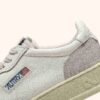 CESTA MEDALISTA BAJA EN CUIR BLANC ET DAIM BEIGE CESTA MEDALISTA BAJA EN CUIR BLANC ET DAIM BEIGE