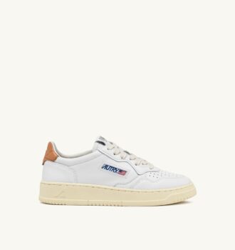 CESTA MEDALISTA BAJA EN CUIR BLANC ET SANDSTORM