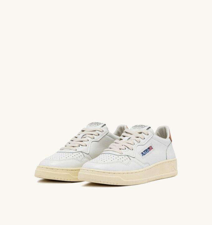 CESTA MEDALISTA BAJA EN CUIR BLANC ET SANDSTORM CESTA MEDALISTA BAJA EN CUIR BLANC ET SANDSTORM