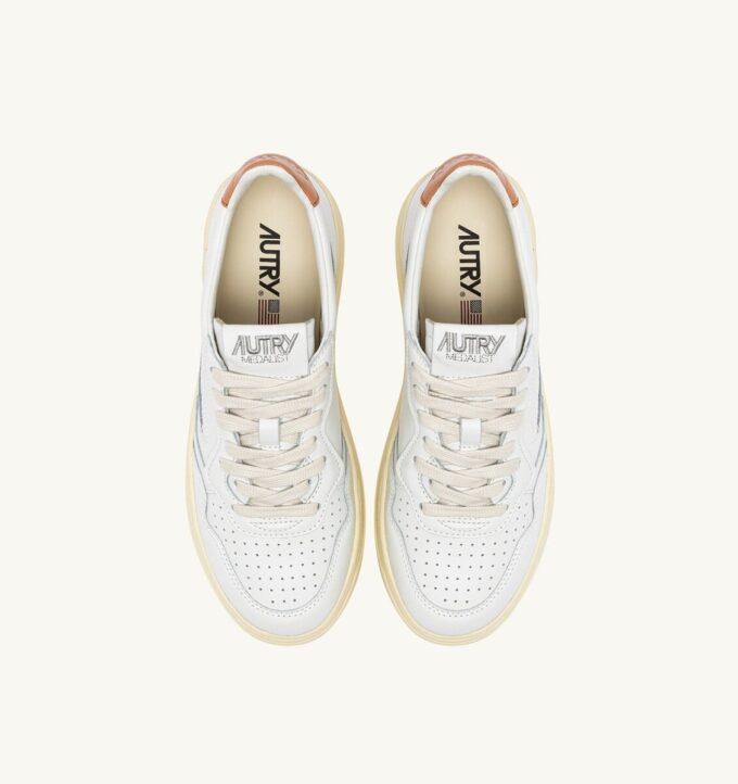 CESTA MEDALISTA BAJA EN CUIR BLANC ET SANDSTORM CESTA MEDALISTA BAJA EN CUIR BLANC ET SANDSTORM