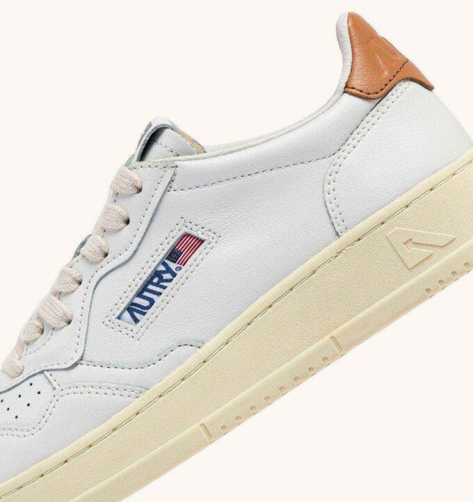 CESTA MEDALISTA BAJA EN CUIR BLANC ET SANDSTORM CESTA MEDALISTA BAJA EN CUIR BLANC ET SANDSTORM