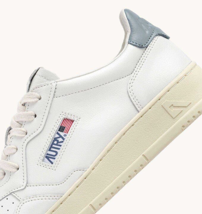 CESTA MEDALISTA BAJA EN CUIR BLANC ET SILVER AZUL CESTA MEDALISTA BAJA EN CUIR BLANC ET SILVER AZUL
