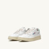 CESTA MEDALISTA BAJA EN CUIR BLANC ET VERT CESTA MEDALISTA BAJA EN CUIR BLANC ET VERT