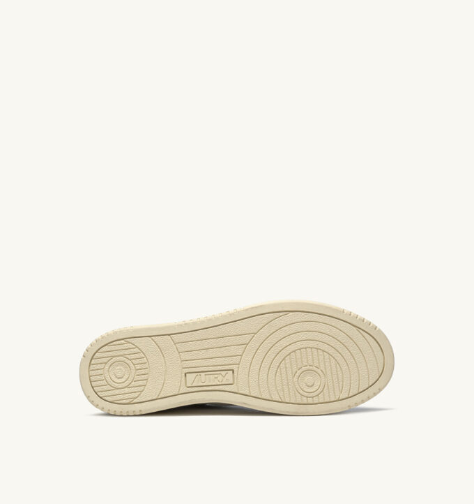 CESTA MEDALISTA BAJA EN CUIR BLANC ET VERT CESTA MEDALISTA BAJA EN CUIR BLANC ET VERT