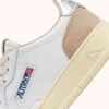 CESTA MEDALISTA LOW EN CUIR ET DAIM BLANC ET ARGENT CESTA MEDALISTA LOW EN CUIR ET DAIM BLANC ET ARGENT