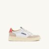 CESTA MEDALISTA LOW EN CUIR ET DAIM BLANC ET TEAROSE CESTA MEDALISTA LOW EN CUIR ET DAIM BLANC ET TEAROSE