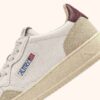 CESTA MEDALISTA LOW EN DAIM ET CUIR BLANC ET BURGUNDY CESTA MEDALISTA LOW EN DAIM ET CUIR BLANC ET BURGUNDY