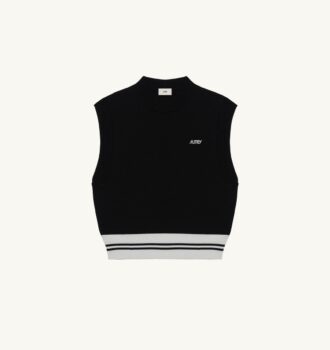 CHALECO DE PUNTO CON LOGO BORDADO PARA MUJER