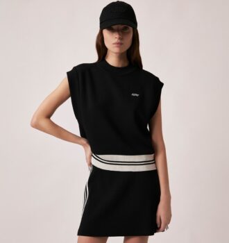 CHALECO DE PUNTO CON LOGO BORDADO PARA MUJER